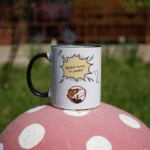 Cana ceramică personalizată "Astazi merg la peste!" 330ml