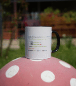 Cana ceramică personalizată "Code & Coffee cu Python" 330ml - imagine 2