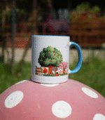Cana ceramică personalizată "Iubitor Natura" 330ml - imagine 2