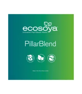 EcoSoya Pillar oferă o textură netedă, o ardere curată și o excelentă eliberare a parfumului, fiind ideală atât pentru uz casnic, cât și pentru producția artizanală. Se contractă ușor în matrițe, permițând o demulare simplă, fără defecte sau fisuri.