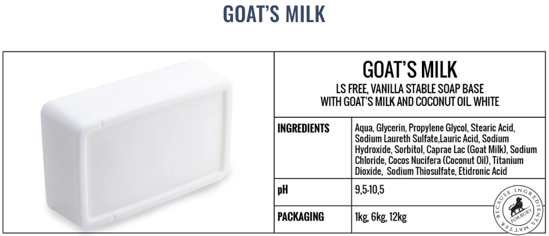 Baza de sapun Goats Milk