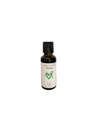 pigment cosmetic verde