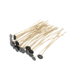 Fitil Cerat pentru Lumanari cu Baza Metalica TCR 33/20 - 12 cm (25 bucati)