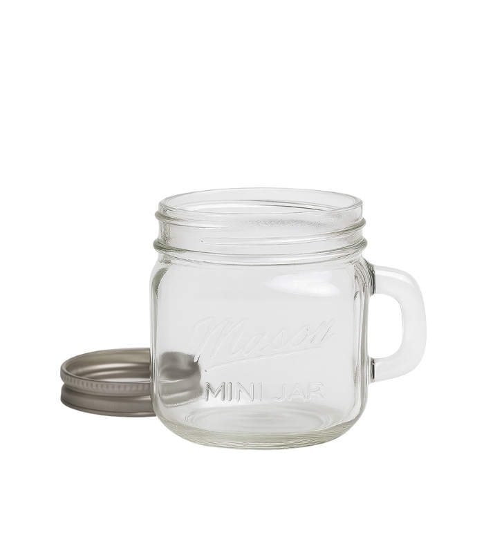 Recipient din sticla pentru lumanari, 50 ml